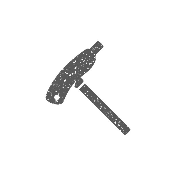 Grunge风格图标 - 内六角扳手图片下载