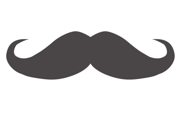 意大利胡子图标上的白色背景。平的风格。意大利胡子矢量的简单插图为您的网站，标志，应用程序，UI。意大利胡子象征。平的风格。图片下载