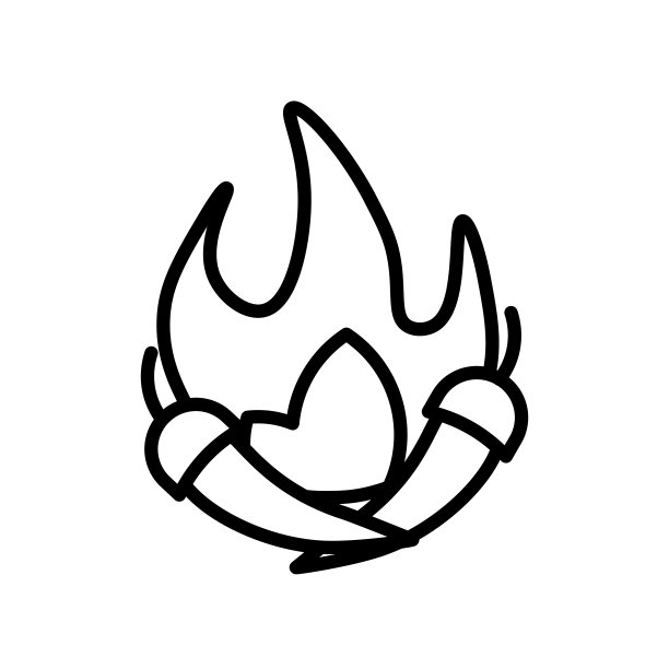 辣椒图标矢量孤立在白色背景，辣椒标志，线或线性标志，元素设计在轮廓风格图片下载