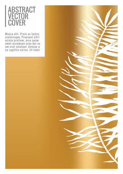 金封面设计模板。图片下载