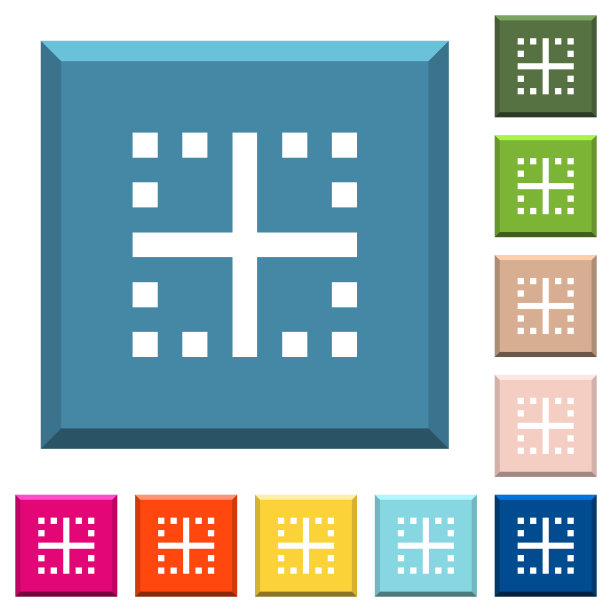 内边框白色图标上的方形按钮图片下载