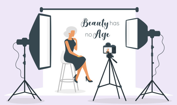 老年美女模特图片下载