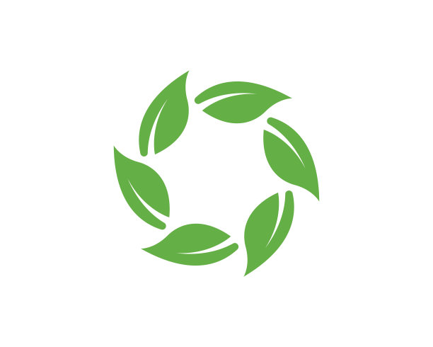 绿叶生态自然元素矢量图标图片下载