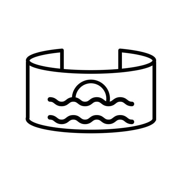 视场图标矢量孤立在白色背景，视场标志，线或线性标志，元素设计在轮廓风格图片下载