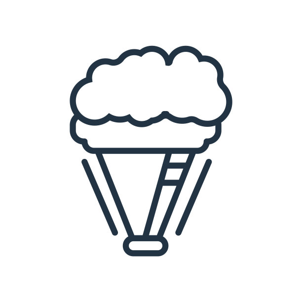 冰淇淋图标矢量孤立在白色背景，冰淇淋标志图片下载