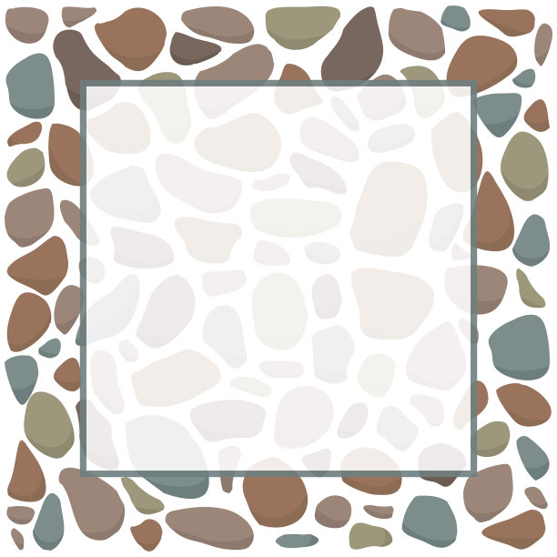 五彩缤纷的鹅卵石图片下载