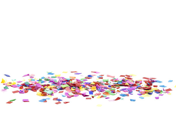 多色五彩纸屑背景图片下载
