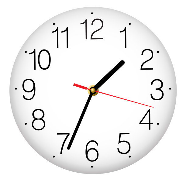 经典圆挂钟图片下载