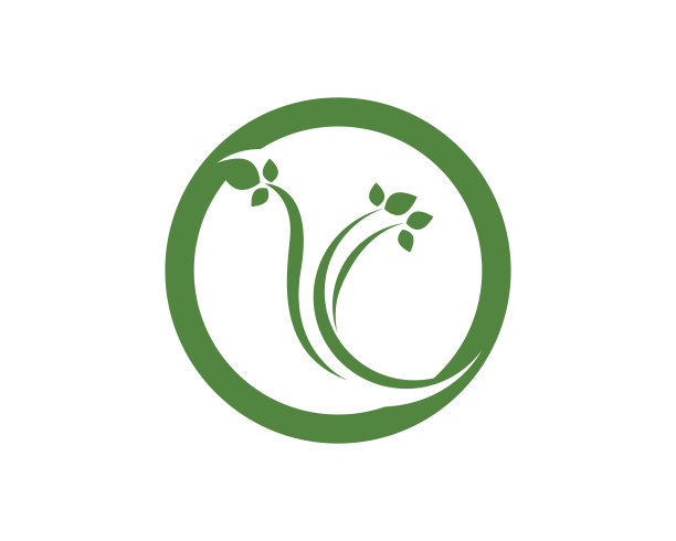 绿叶生态自然元素矢量图标图片下载