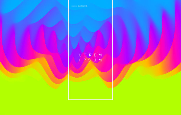 3D波浪背景与涟漪效应。抽象的矢量图。设计模板。现代模式。图片下载