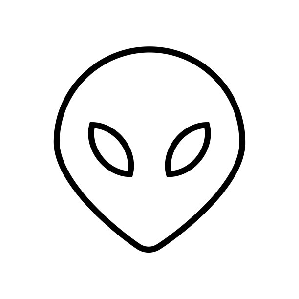 异形图标矢量孤立在白色背景，异形标志图片下载