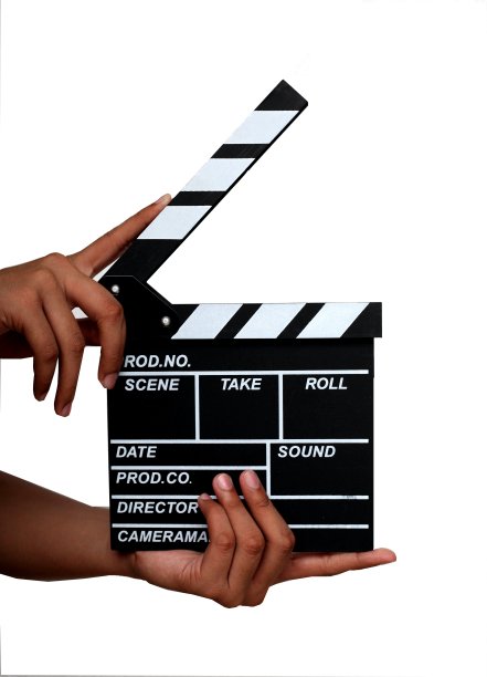 石板电影孤立图片下载