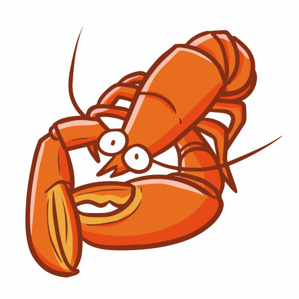 从正面看龙虾图片下载