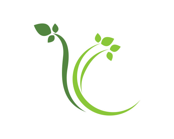 绿叶生态自然元素矢量图标图片下载