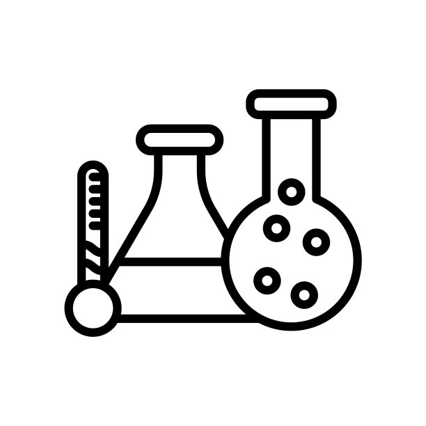 试管图标矢量隔离在白色背景，试管标志图片下载