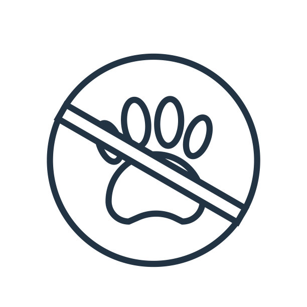 没有宠物图标矢量孤立在白色背景，没有宠物标志图片下载