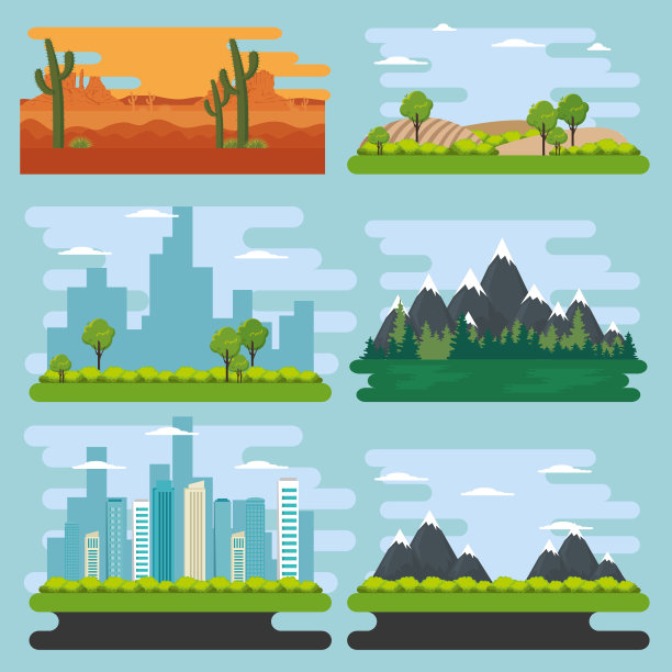 设置自然景观场景图片下载