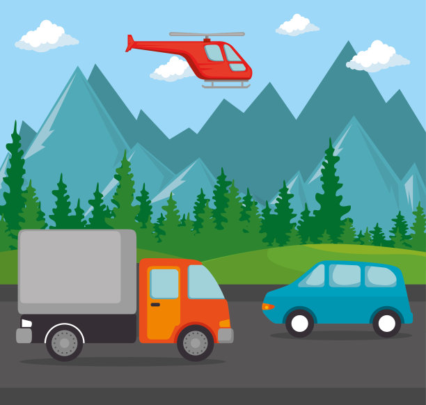 运输物流成套车辆图片下载