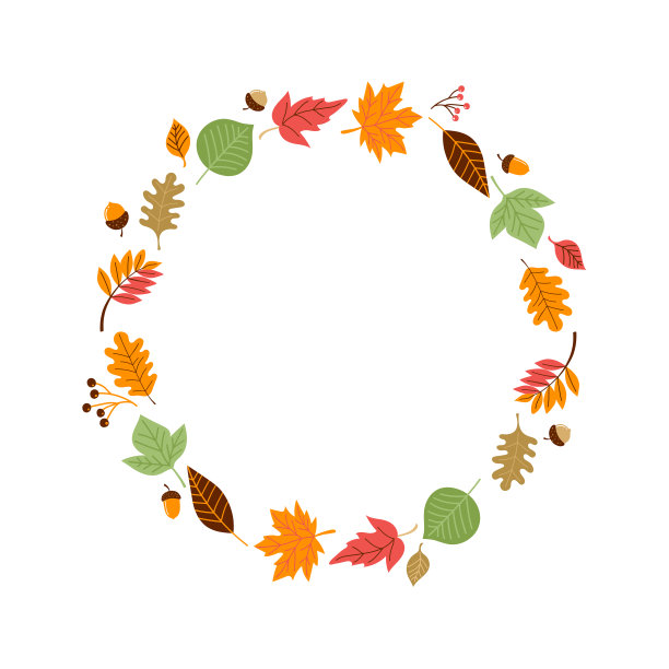 秋季背景插画图片下载