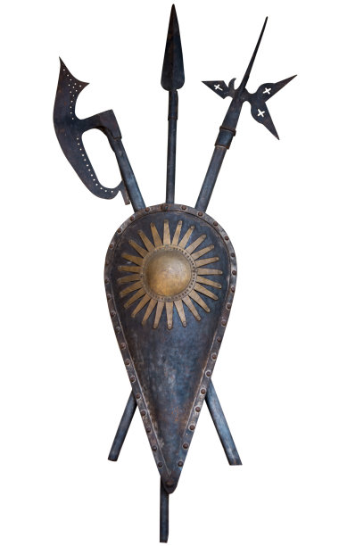 旧骑士武器孤立图片下载