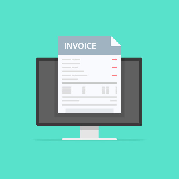 发票的概念。付款，账单，收据，发票。平面设计，抽象矢量插图。会计。图片下载