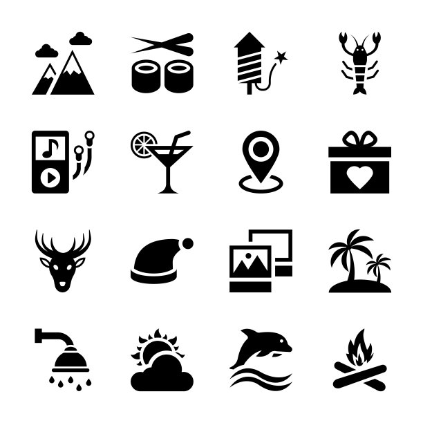 休闲时间图标图片下载