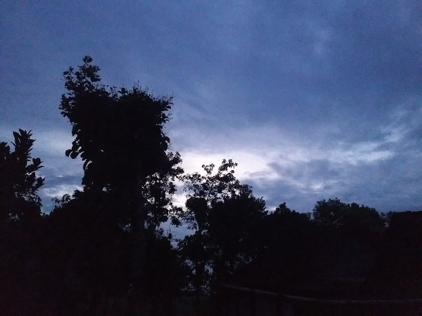 Bojonegoro城那天下午的天空视图图片下载