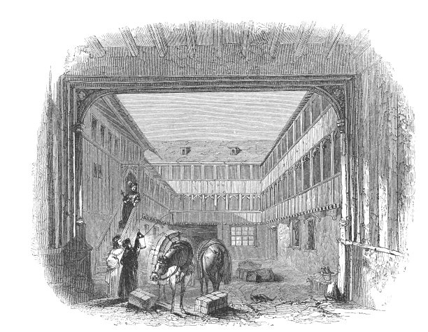 老客栈在罗切斯特，肯特，英格兰-威廉·莎士比亚的作品图片下载