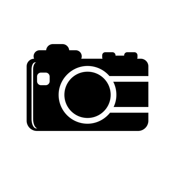 相机图标矢量标志和符号孤立在白色的背图片下载