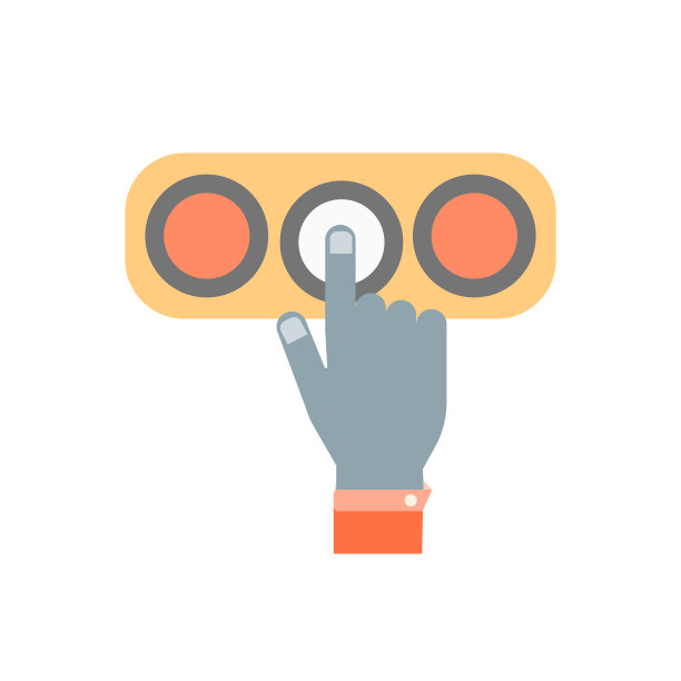 触摸屏图标矢量标志和符号隔离在白色背图片下载