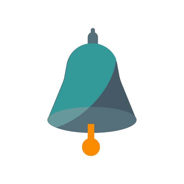 振铃图标矢量符号和符号孤立在白色背景上图片下载