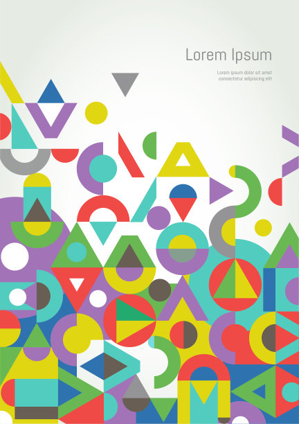 抽象几何封面设计图片下载