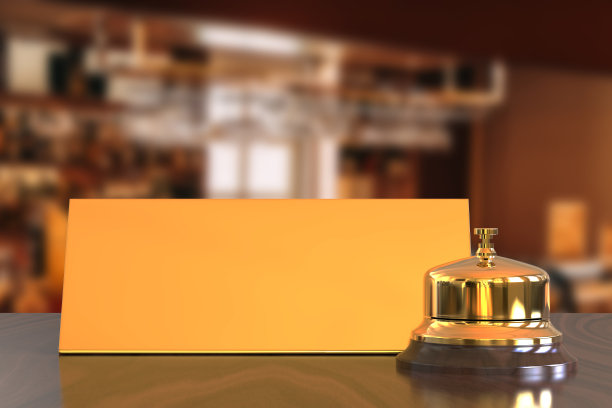 旅馆服务台的服务铃图片下载