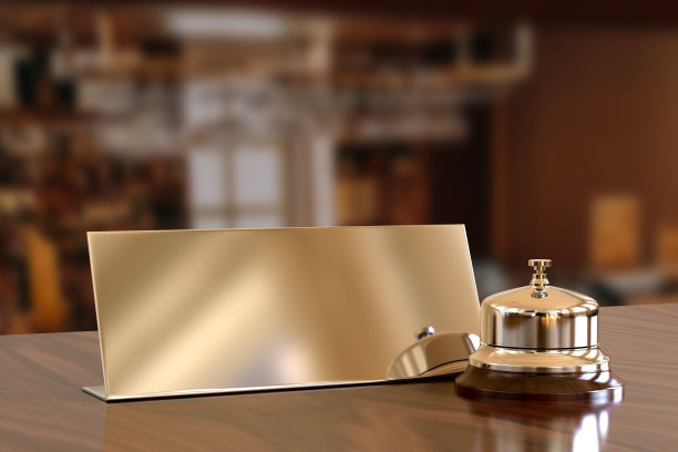 旅馆服务台的服务铃图片下载