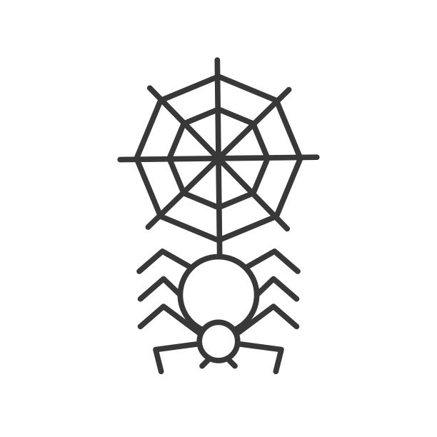 万圣节蜘蛛网图标图片下载