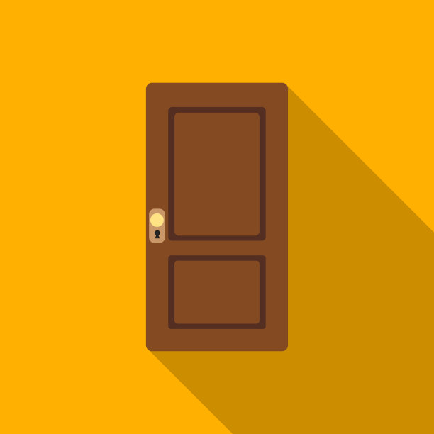 门图标的矢量插图为网络和移动图片下载