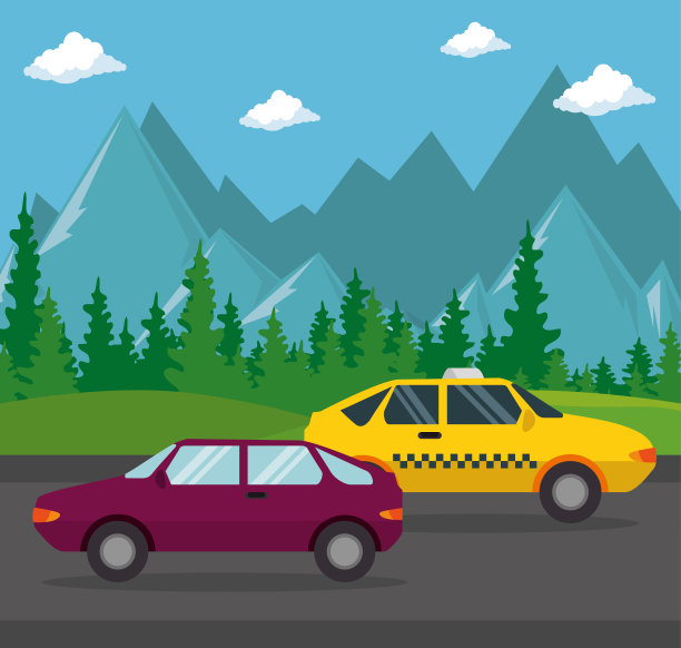 的士交通公众标志图片下载