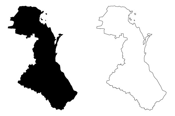达吉斯坦地图矢量图图片下载