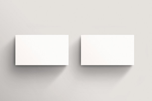 标准名片模拟模板图片下载