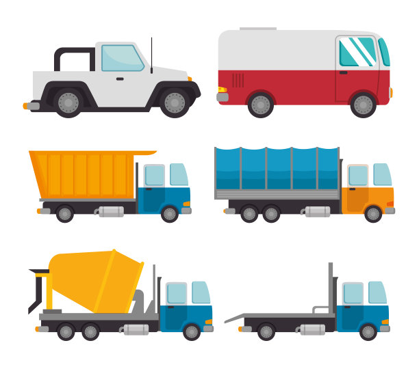 运输物流成套车辆图片下载