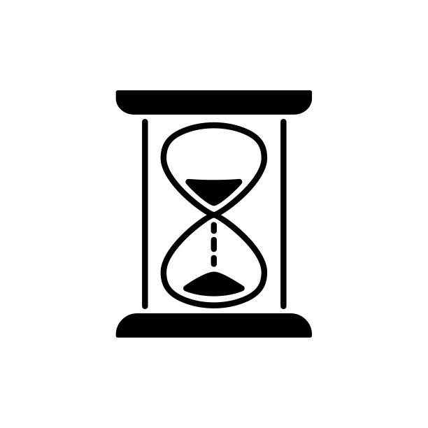 矢量插图的办公桌沙漏。平面图标的桌面沙时钟。家庭和办公室用沙漏计时器。孤立在白色背景上。图片下载