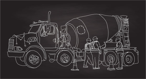 浇筑地基混凝土白垩图片下载