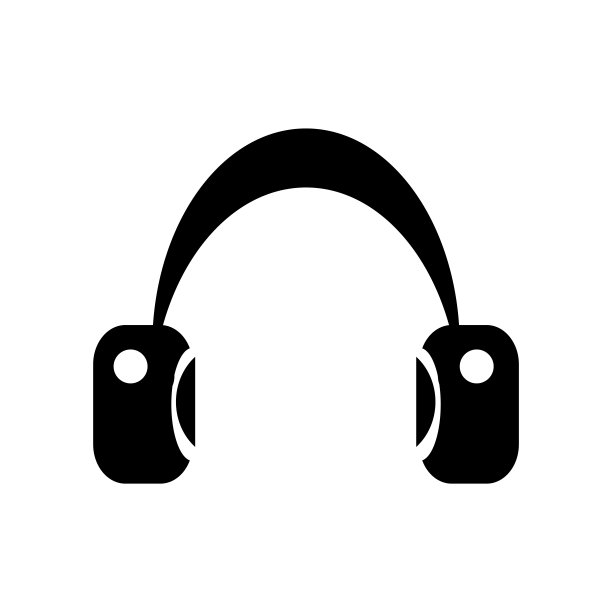 耳机变型图标向量符号和符号孤立在白色图片下载