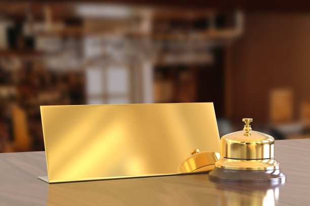 旅馆服务台的服务铃图片下载