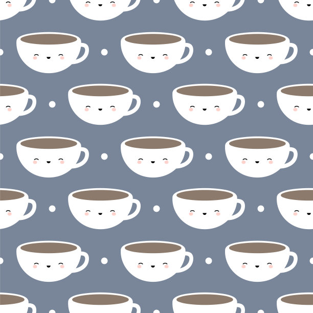 卡哇伊杯模式图片下载