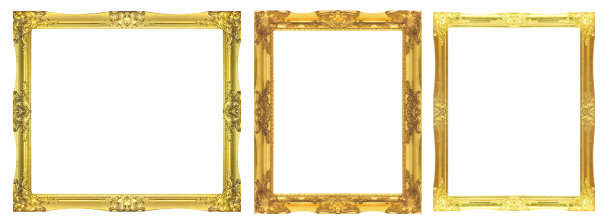 古色古香金相框图片下载