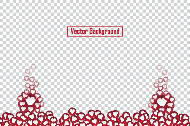 红心浮动网页按钮隔离在透明的背景图片下载