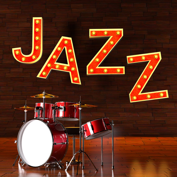 爵士信件和鼓套件图片下载