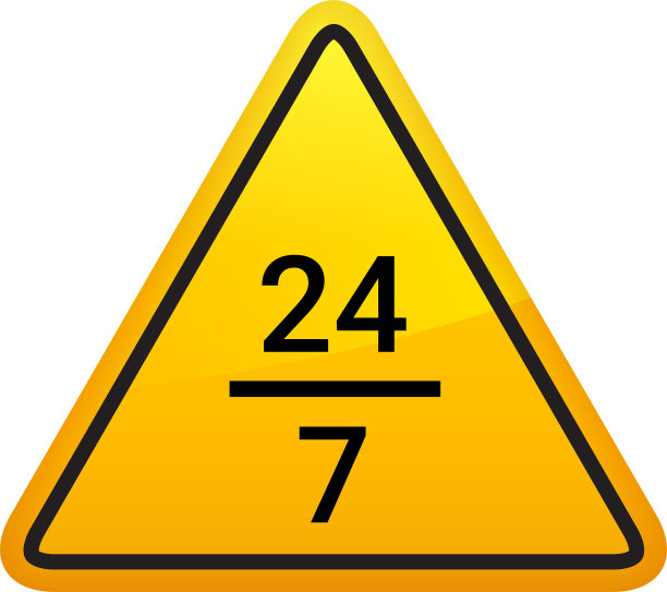 24 / 7图标图片下载