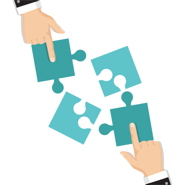 困惑，团队合作，团结和伙伴关系。矢量插图。企业文化经营理念。图片下载